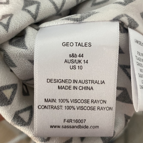 Sass & Bide Geo Tales Shirt - Picture 4 of 4